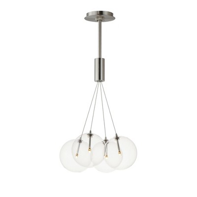 ET2 Lighting Burst 4 - Light Pendant in  Satin Nickel