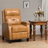 Florina Modern Upholstery Genuine Leather Recliner with Nailhead Trim for Living Room and Bedroom  | ARTFUL LIVING DESIGN - 2 of 4