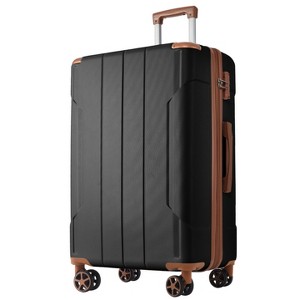 KWPZQEB 28" Hardside Checked Luggage with Spinner Wheels - Scratch Resistant Hardshell, TSA Lock, Expandable for Lightweight Travel - 1 of 4