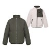 Rokka&Rolla Boys' Reversible Quilted Jacket Fleece Lined Puffer Coat - 4 of 4