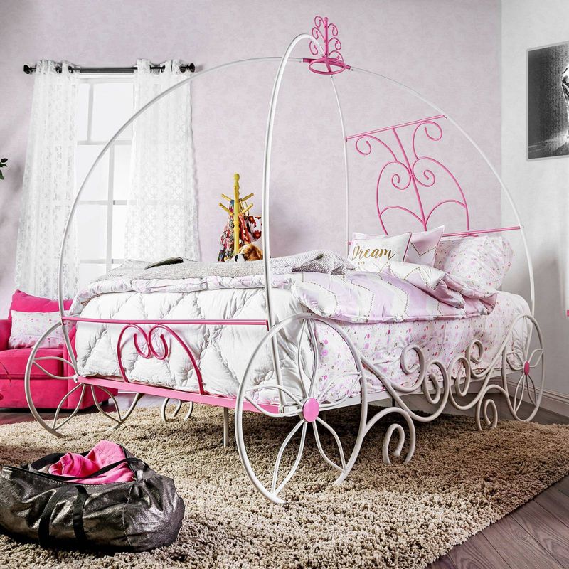 Twin Heaton Princess Carriage Canopy Kids' Bed - miBasics, 3 of 6