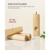 VASAGLE Solid Wood Coat Rack, Free Standing Coat Rack, Tree-Shaped Coat Rack with 8 Hooks, 3 Height Options, for Clothes, Hats, Bags - 2 of 4