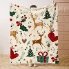 Lomsoe Soft & Comfortable Christmas Themed Flannel Throw Blanket, All-season Bed/Sofa Throw for Office, Gift, Camping & Travel. - 2 of 4