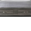 86" Eastern King Bed Valdemar Bed Weathered Gray - Acme Furniture - 4 of 4