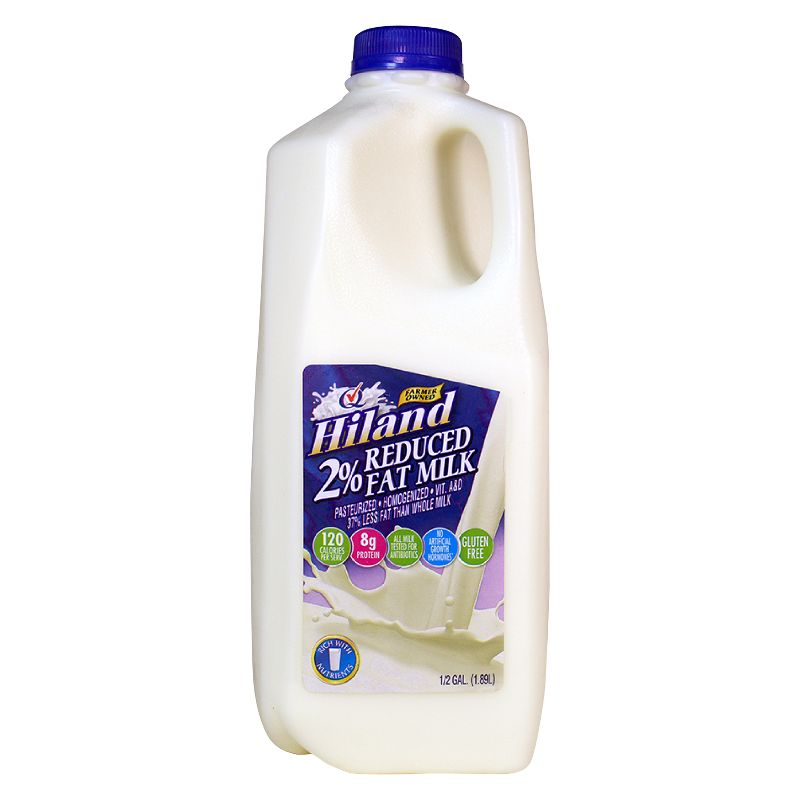 Hiland 2% Milk - 0.5gal, 1 of 4