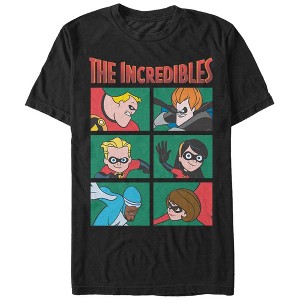 Men's The Incredibles Character Panels T-Shirt - 1 of 4
