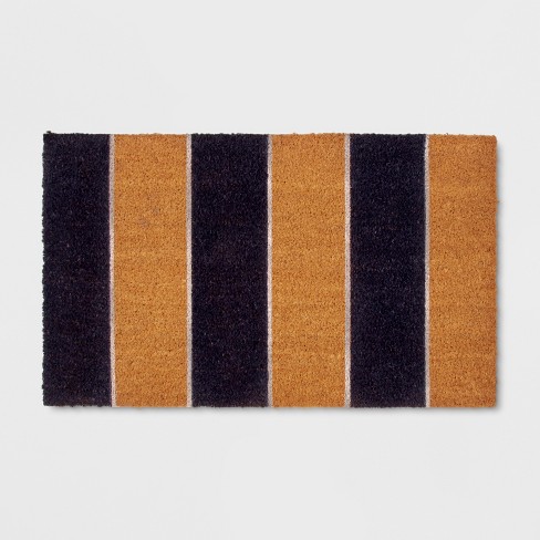 18 X 30 Cabana Stripe Outdoor Doormat Navy Threshold