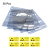 Unique Bargains Antistatic Resealable Durable Shielding Hard Drive Bag with Labels 50 Pcs - 3 of 3