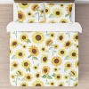 3pc Sunflower Full/queen Kids' Comforter Bedding Set - Sweet Jojo