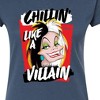 Women's - Disney Villains - Cruella Chillin Like A Villain Fitted Graphic T-Shirt - 2 of 3