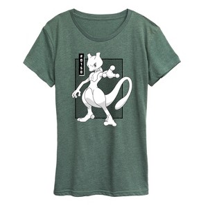 Women's - Pokémon - Mewtwo Manga Short Sleeve Graphic T-Shirt - 1 of 4