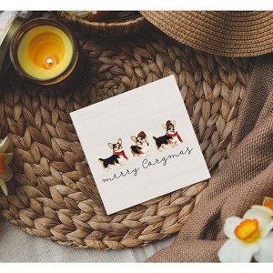 Corgi Christmas Wooden Box Sign, Corgi Gifts Dog Christmas Decorations, Merry Corgmas Wood Signs - 1 of 4