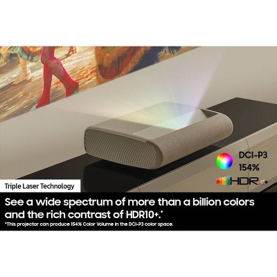 Samsung 130" Warm White Ultra Short Throw 4K Laser Projector