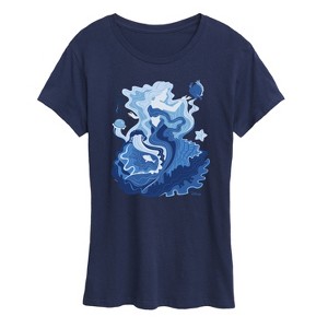 Women's - Disney - Ariel Water Queen Short Sleeve Graphic T-Shirt - 1 of 4