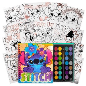 Fashion Angels: Disney Stitch Watercolor Poster Set - 30 Themed Pages - 1 of 4