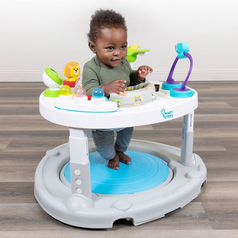 Smart Steps by Baby Trend Bounce N&#39; Glide 3-in-1 Activity Center Walker Stem Learning Toys - Safari Toss, 3 of 23