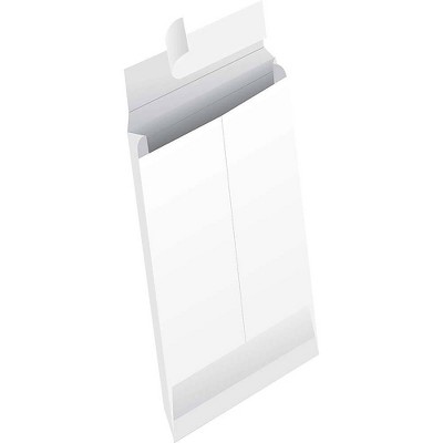 JAM Paper Expandable Open End Catalog Envelopes w/Peel & Seal Closure 9x12x1 376634176B