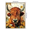 Amanti Art Buffalo in Flowers by Justyna Jaszke Framed Canvas Wall Art - 3 of 4