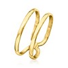 Pure Collection by Ross-Simons 18kt Gold Vermeil 2-Row Ring - 3 of 4