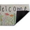 Stupell Industries Spring Wildflower Welcome Printed Outdoor Imitation Sisal Door Mat, design by Emily Cromwell - 2 of 4