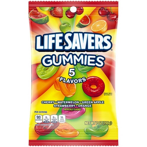 Life Savers Gummies 5 Flavors Gummy Candy - 7oz : Target