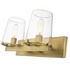Z-Lite Callista 2 - Light Vanity in  Rubbed Brass - 2 of 4