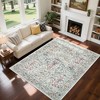 Floral Area Rugs for Living Room Washable Rugs - 3 of 4