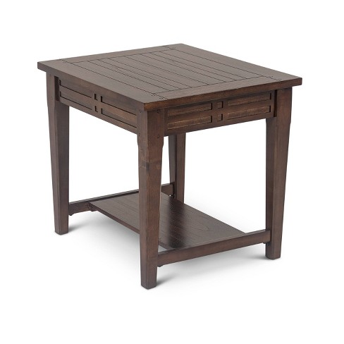 Crestline End Table Mocha Cherry Steve Silver Co. Target