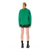 Women's High-waisted Faux Leather Shorts - Grey Lab - 3 of 4