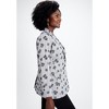 Jessica London Flocked Floral Blazer - 4 of 4
