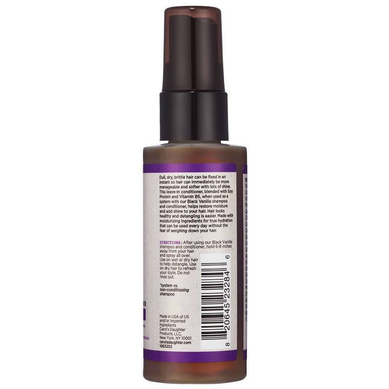 Carol's Daughter Black Vanilla Moisture & Shine Leave-In Conditioner for Dry Hair, 3 of 12