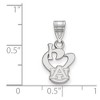 Black Bow Jewelry Sterling Silver Auburn Tigers NCAA Small Pendant - 2 of 3