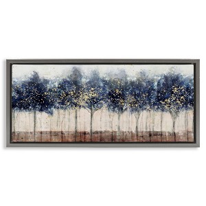 Stupell Industries Trees with Modern Splash, 31" x 14" - 1 of 4