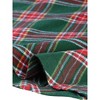 INSPIRE CHIC Women's Tartan Plaid High Waist Belted Vintage A-Line Midi Skirt - 4 of 4