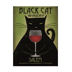 Trademark Fine Art -Ryan Fowler 'Black Cat Winery Salem' Canvas Art - 1 of 4