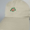 Anna-Kaci Women's Flower Embroidered Baseball Cap Low Bun Soft Cotton Trucker Hat - 4 of 4