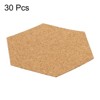 Unique Bargains Thickened Cork Self-Adhesive Coasters for Tableware - 3 of 4