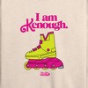 Women's - Barbie - I Am Kenough Rollerblades Lightweight French Terry Wide Neck Long Sleeve Shirt - 2 of 4