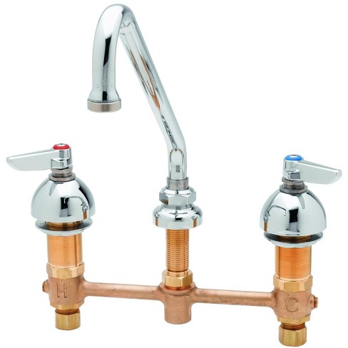 T And S Brass B 2855 Deck Mounted Lavatory Faucet Target