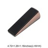 Unique Bargains Door Stop Under-Door Installation Striped Zinc Alloy Rubber 4.72"x1.26"x1.18" 1 Pc - 3 of 4