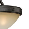 Vaxcel Halifax 2 - Light Flush Mount in  Aged Walnut - 4 of 4