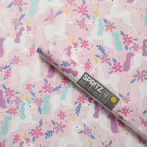 Unicorns Wrapping Paper - Spritz™ - image 1 of 3