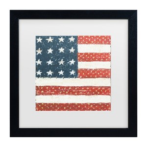 Trademark Fine Art - David Carter Brown Americana Quilt IV Matted Framed Art - 1 of 4