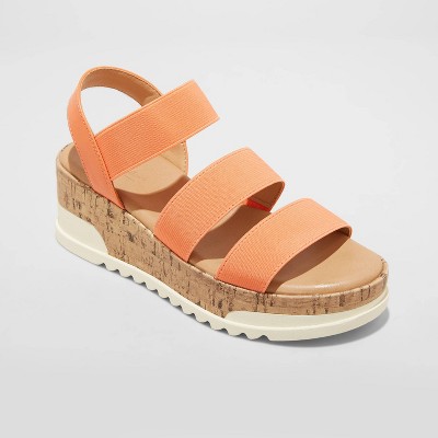 sporty platform sandals