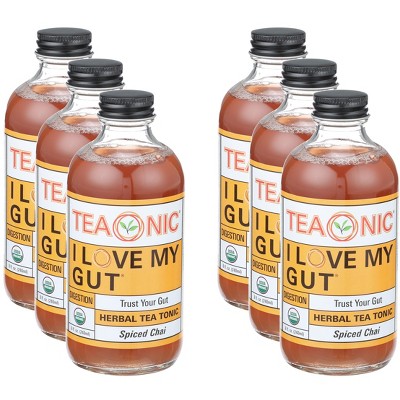 Teaonic Tea Herbal Love My Gut - Pack of 6 - 8 oz