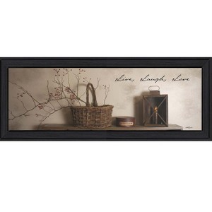 Live,Laugh and Love Framed Wall Art,Modern Home Decor Framed Print for Living Room,Bedroom & Farmhouse Wall Decoration by Billy Jacobs - 1 of 4