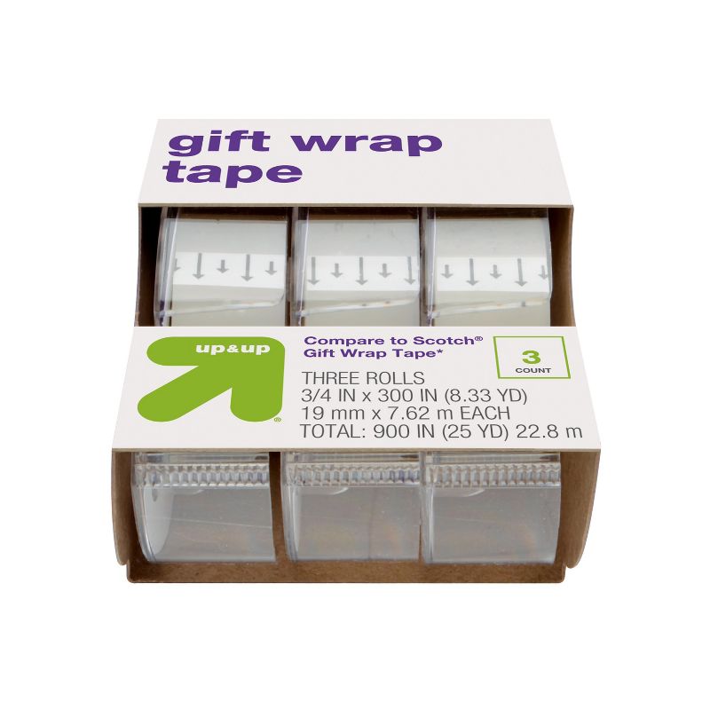3pk Gift Wrap Tape - up &#38; up&#8482;, 1 of 4
