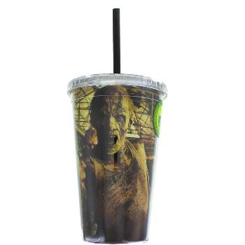 Just Funky The Walking Dead Zombies 16oz Carnival Cup w/ Straw & Lid