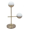 Zuo Modern 27.2"H Waterloo Table Lamp in Frosted Glass & Bronze – Modern Accent Lighting for Living Room or Bedroom - 4 of 4