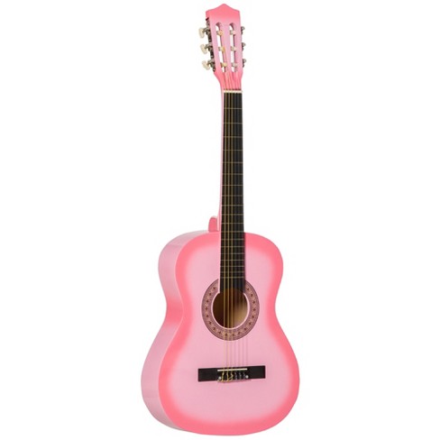  Best Choice Products 30in Kids Acoustic Guitar Beginner Starter  Kit with Electric Tuner, Strap, Case, Strings - Pink : Musical Instruments